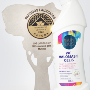 WC valomasis gelis „Mundus“ 750ml.