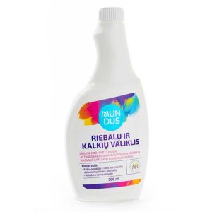 Riebalų ir kalkių valiklis „Mundus“ 500ml./kamštelis